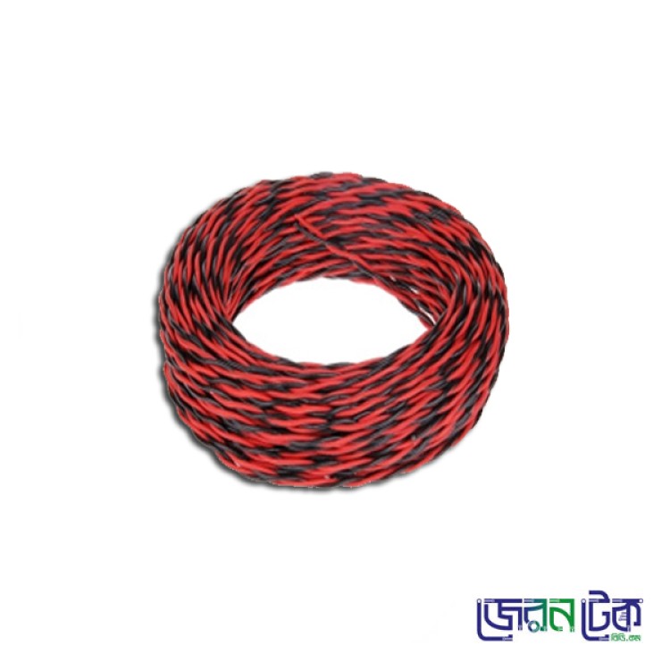 23/76 Electric  Wiring Cable Dual Line Red & Black Wire-1 Feet