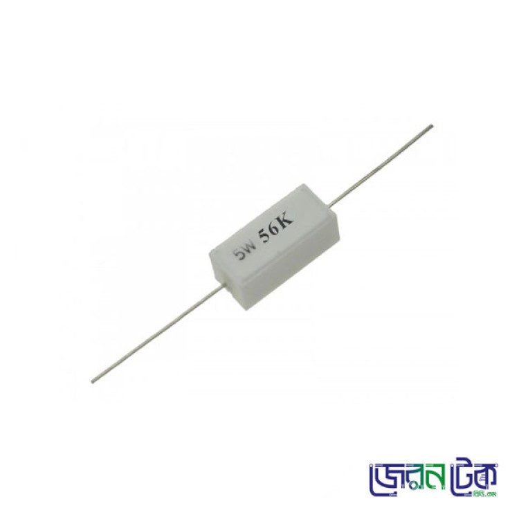 56k Ohm 5Watt Ceramic Resistor