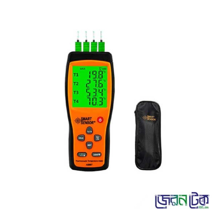 Digital Thermocouple 4 Channel Temperature Meter_AS887 Smart Sensor.