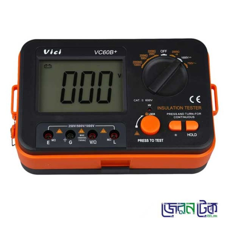 VICI VC60B+ Digital Insulation Resistance Tester.