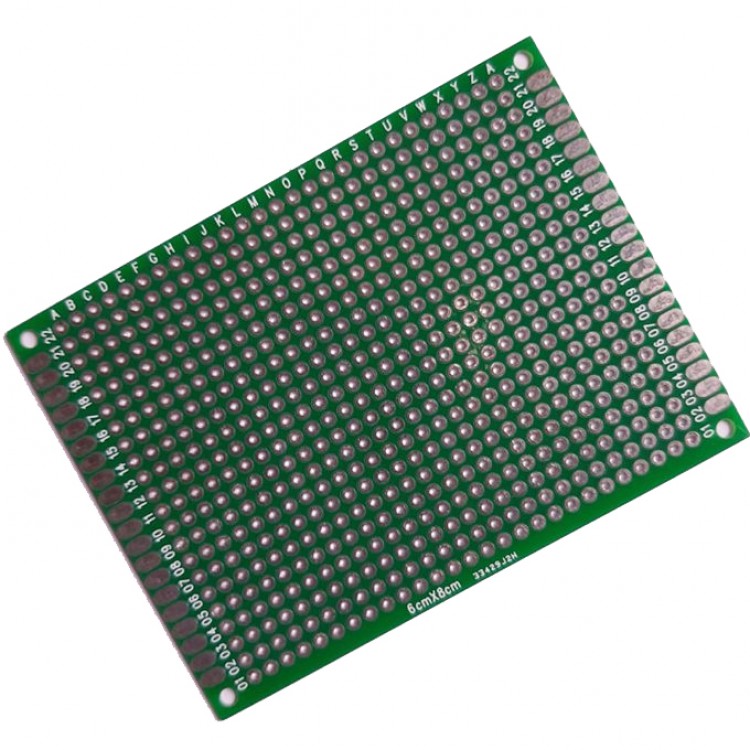 Dot Vero Board 6cm*8cm Green_Double  Side Copper.