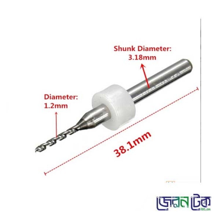 1.2mm TUNGSTEN Steel Drill Bit 1.2mm HSS Carbide Micro Drill Bits For Tools Sets PCB Board Holing 1.2mm Drill Bit High Grade Solid Carbide Tungsten Steel