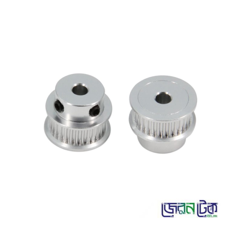 30 Teeth 5mm Bore GT2 Aluminum Timing Pulley for 6mm Belt.