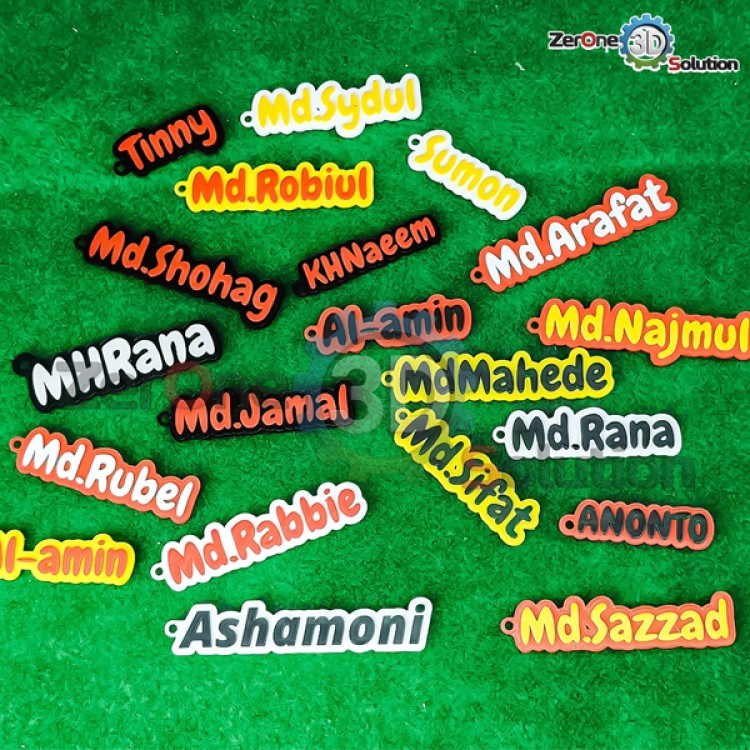 Name Key Rings Chain | 3D Printed.