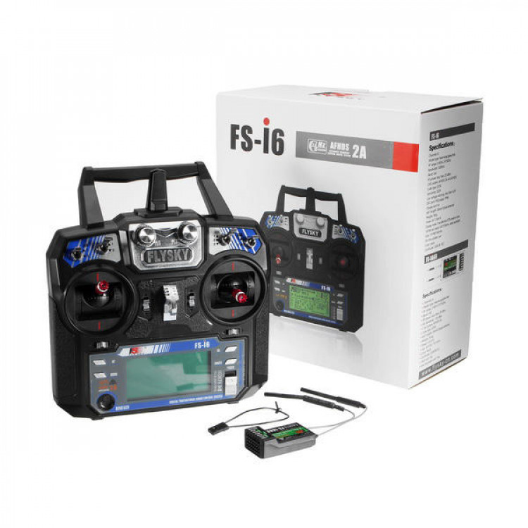 FlySky FS-i6 2.4G 6CH Transmitter With FS-iA6 Receiver