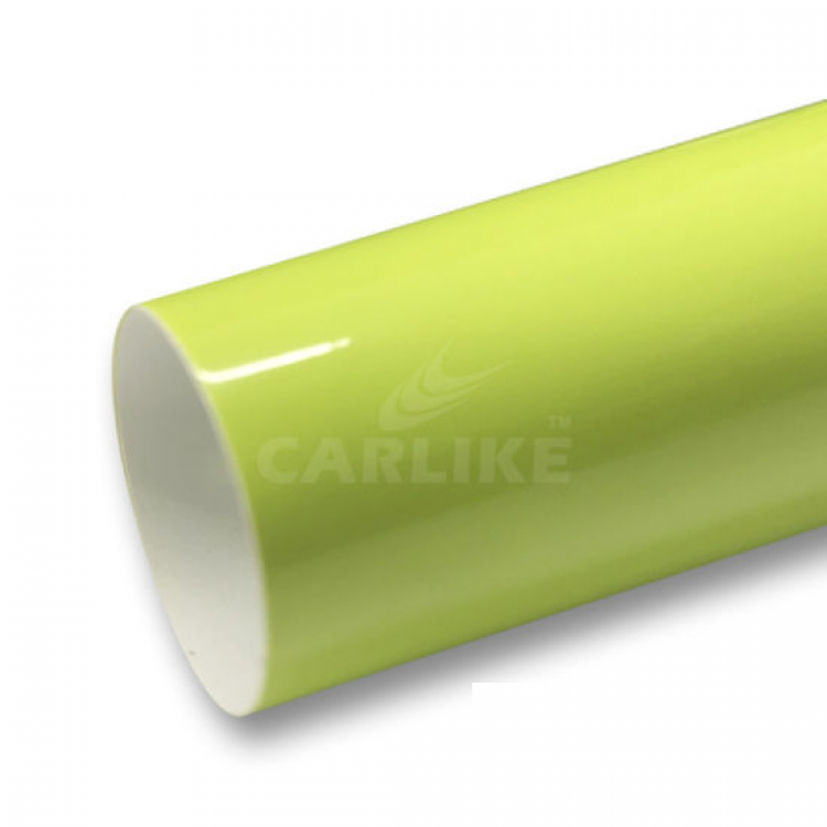 Carbon Fibre Sticker 18Inc. 3inc_Lemon Green Color