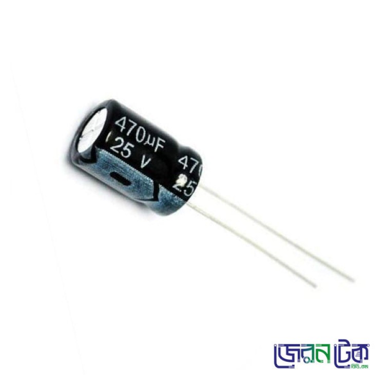 470uf 25V Electrolytic Capacitor