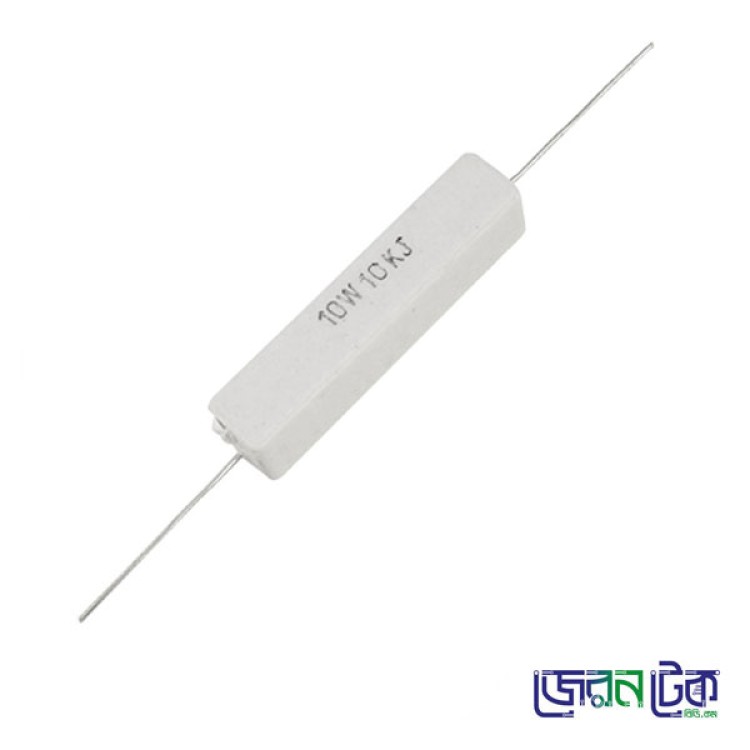 10K Ohm 10Watt Ceramic Resistor