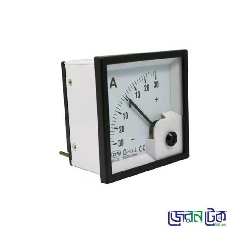 Analog DC Panel Ammeter DC-96 30A-Riesun