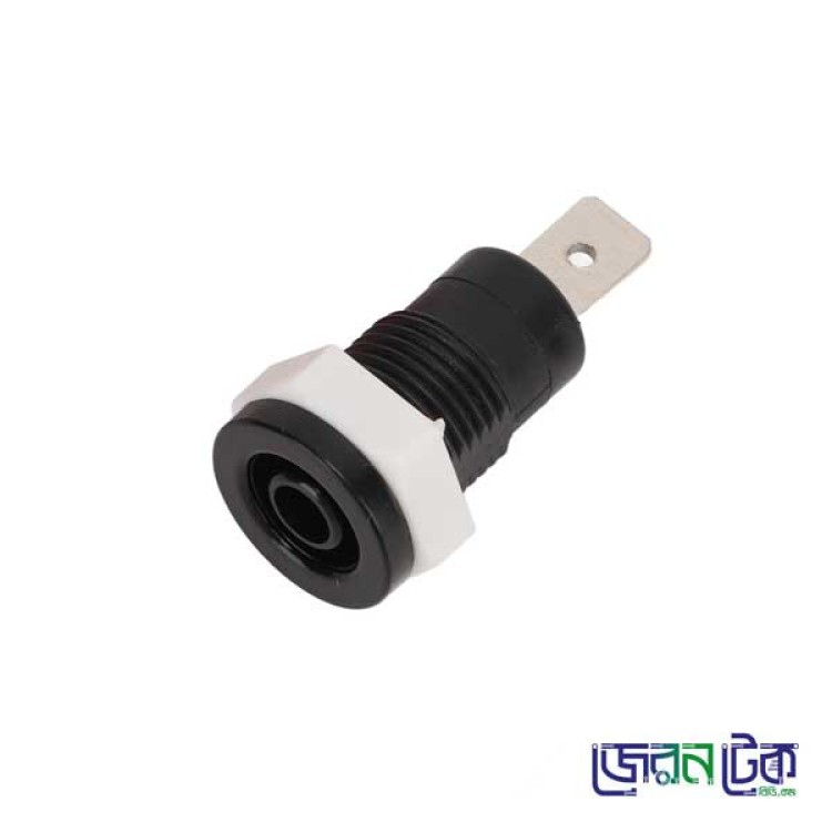 4mm Black AC Power Banana Plugs Female Jack Socket