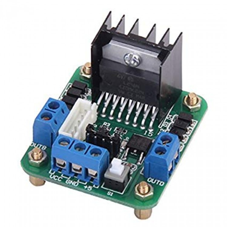 L298N DC Motor Driver Module_Green