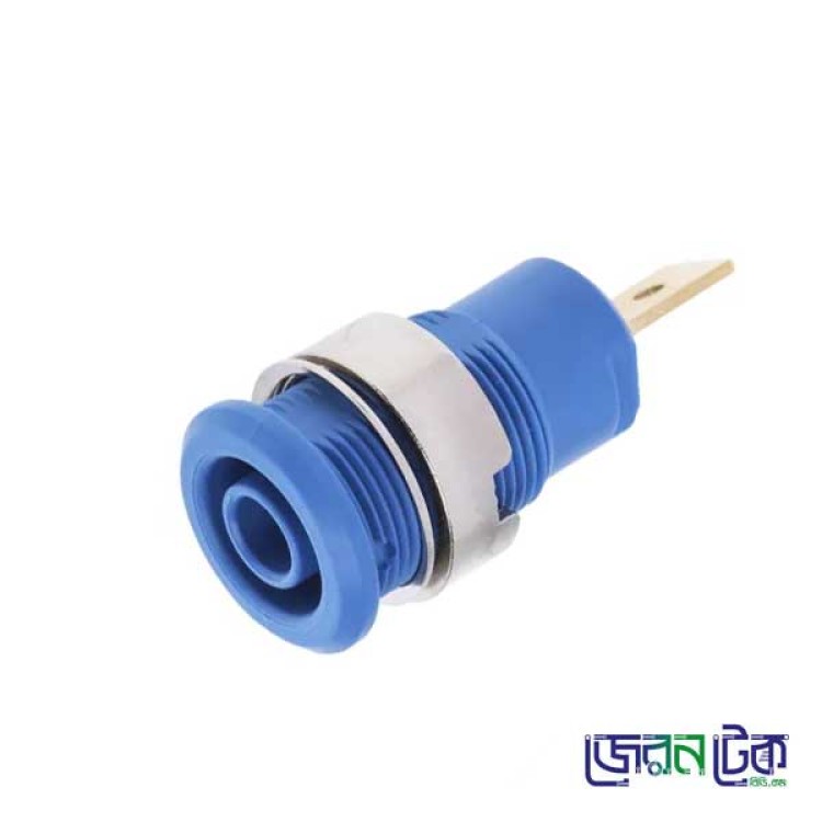 4mm Blue AC Power Banana Plugs Female Jack Socket