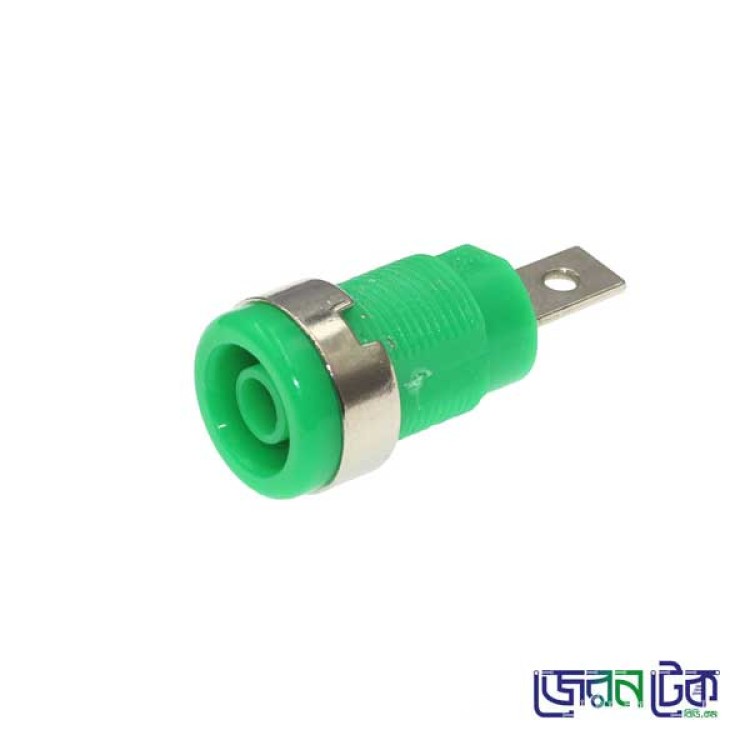 4mm Green AC Power Banana Plugs Female Jack Socket