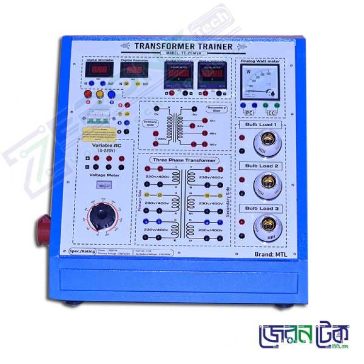 Single & Three Phase Transformer Trainer.
