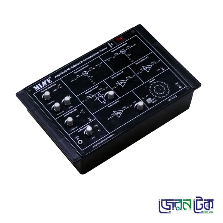 Amplitude Modulation Demodulation Trainer Kit.