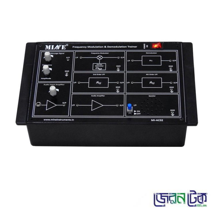 Frequency Modulation Demodulation Trainer Kit.