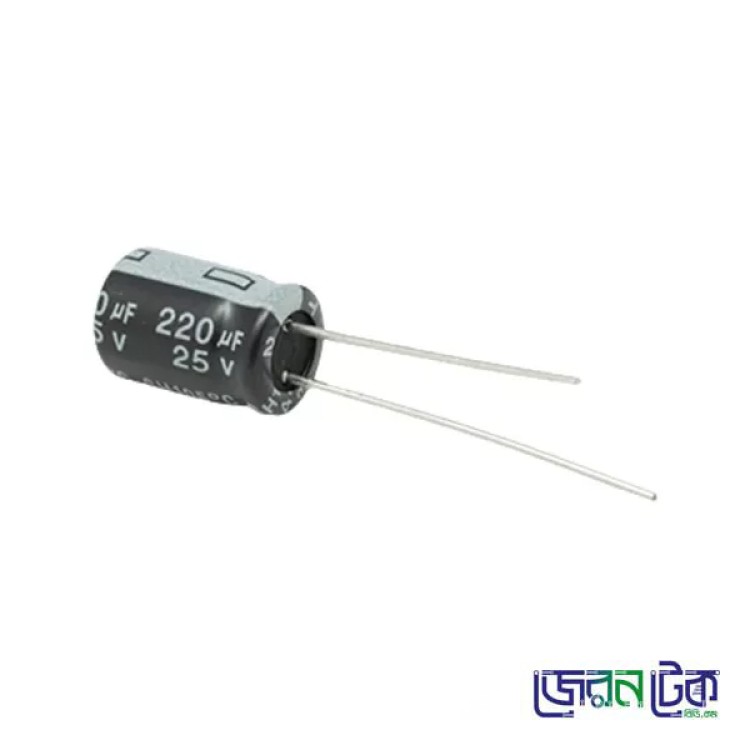 220uf 25V Electrolytic Capacitor