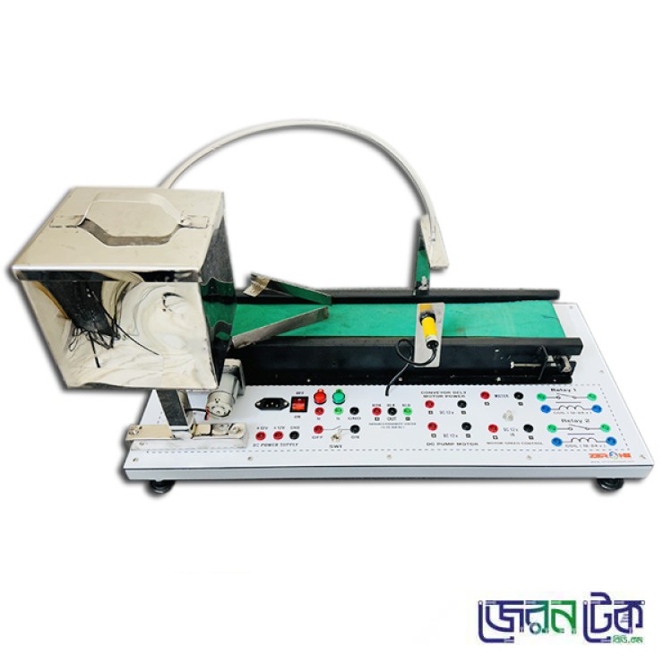 Conveyor Belt Bottle Filling Trainer Module.