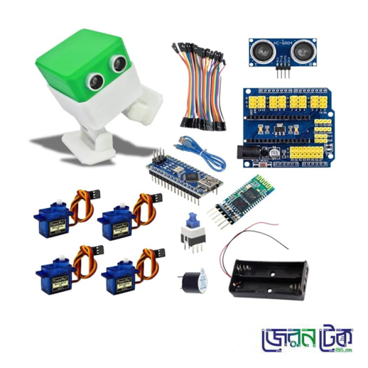Otto Bot 3D Printed Robot DIY Kit with All Equipment’s. (Standard Pack)