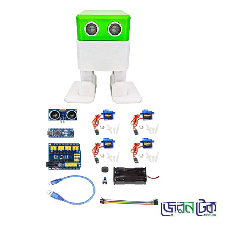 Otto Bot 3D Printed Robot DIY Kit with All Equipment’s and Coding. (Standard Pack)