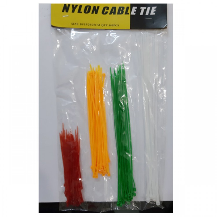Cable Tie_4 Color_4 Size(10,15,20,25CM)_100PCS