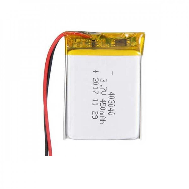 3.7V 450Mah Li-ion Battery