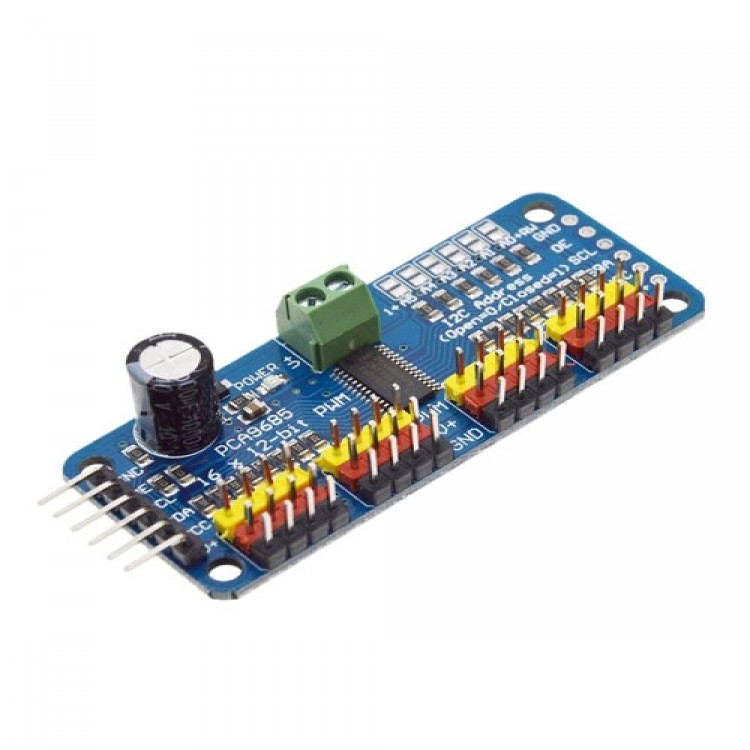16 Channel 12 bit PWM / Servo Driver I2C interface PCA9685
