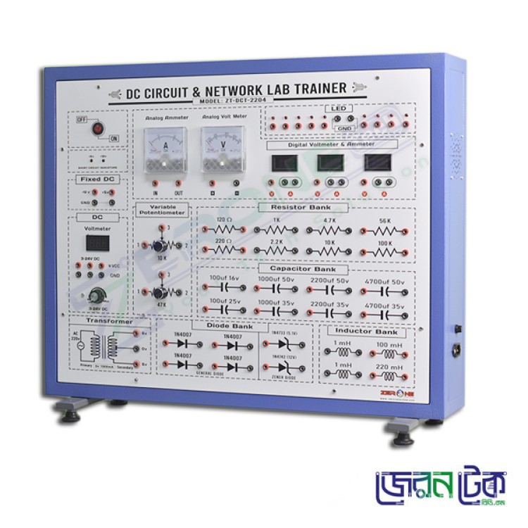 DC Circuit and Network Lab Trainer-Table Top Type.