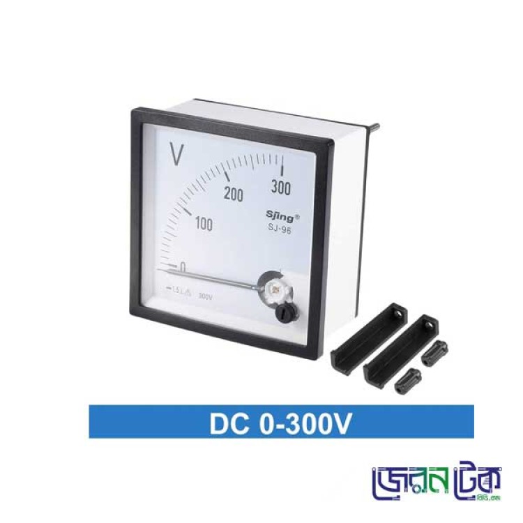 Analog DC Panel Voltmeter DC-96 300V-Riesun