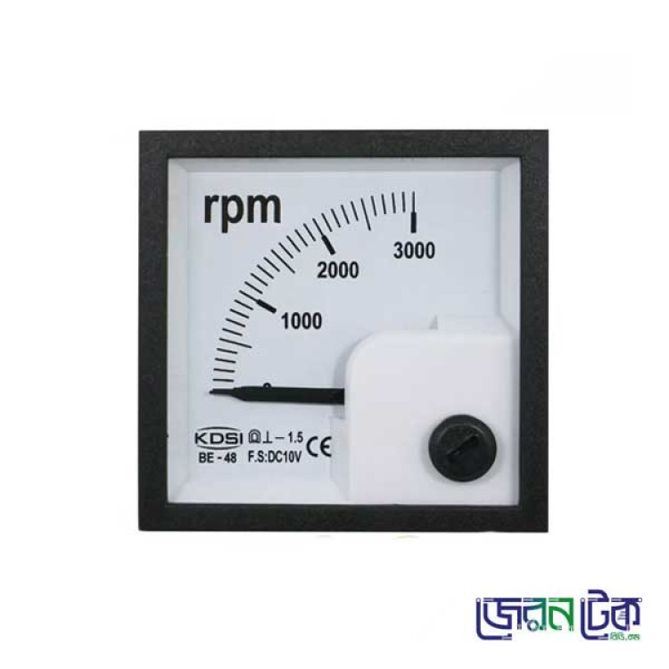Analog Panel RPM Meter 3000RPM-SFIM