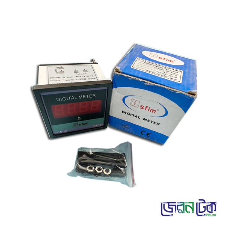 Digital DC Ammeter SFD-72-3_Panel Ammeter