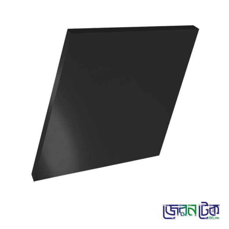 10mm Black Acrylic Plastic Sheet-Per Sqf.