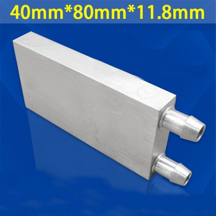 Aluminium 40*80*12mm Water Cooling Cooler Heatsink.
