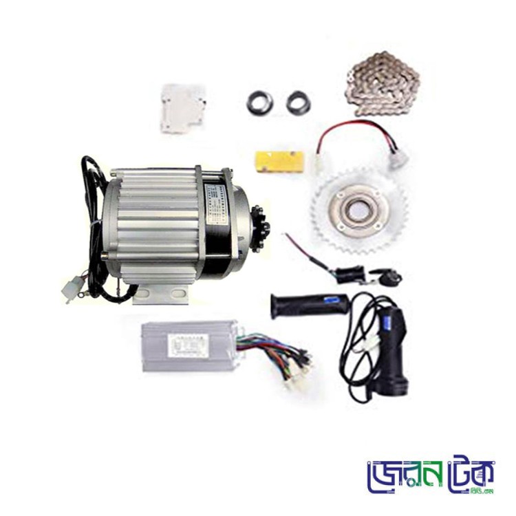 48V 1000watt DC Gear Motor Electric Tricycle Auto Rickshaw Motor Kit set