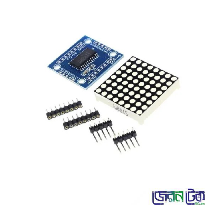 MAX7219 Dot Led Matrix LED Display Module - SMD IC