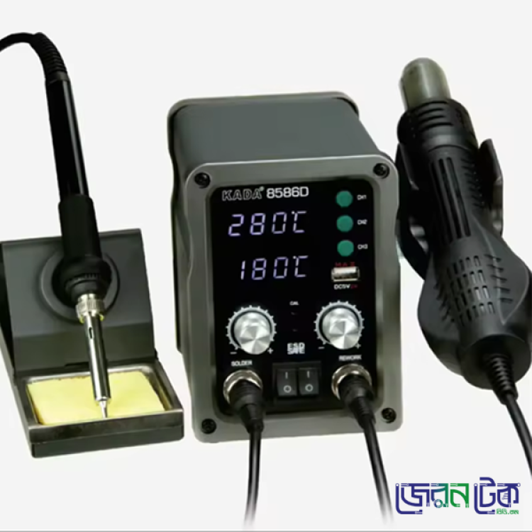 KADA 8586D 110V 220V Hot Air Gun SMD BGA Rework Soldering Station - 680 Watt