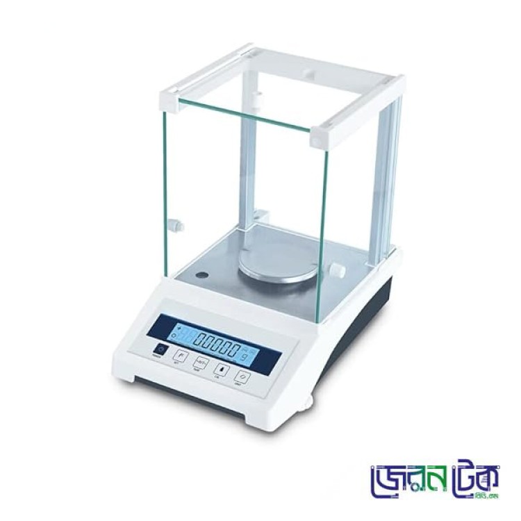 FA2204E 220g x 0.1mg Analytical Balance, 0.0001g Precision, RS232/USB, 80mm Pan With LCD Display.