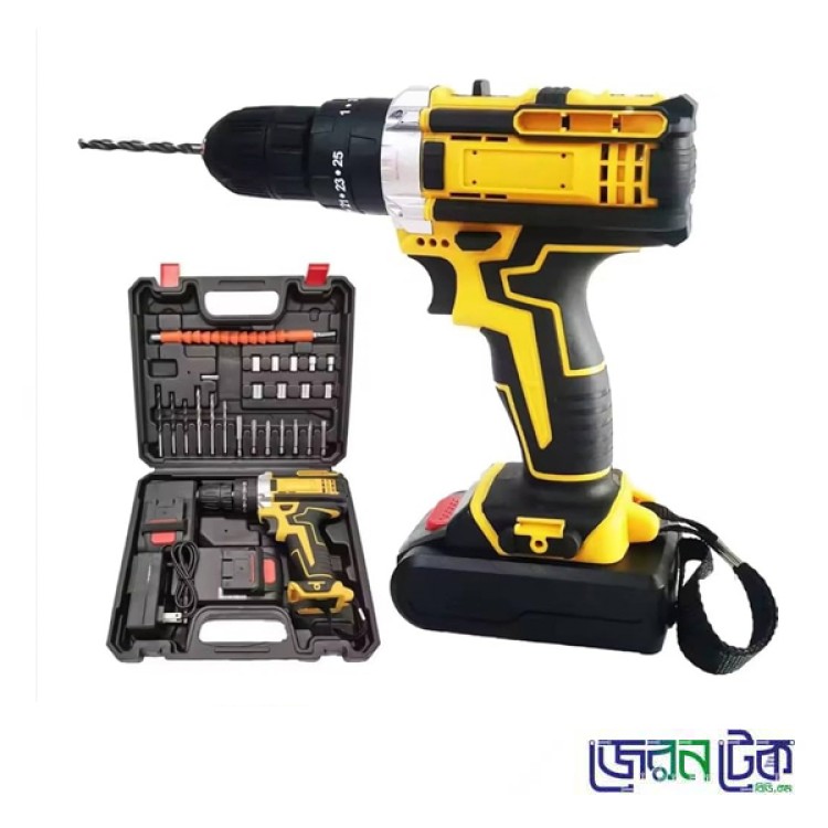 20V Cordless Drill Machine with Impact Lightweight Drill Machines Magnetic Drill (10 mm Chuck Size)