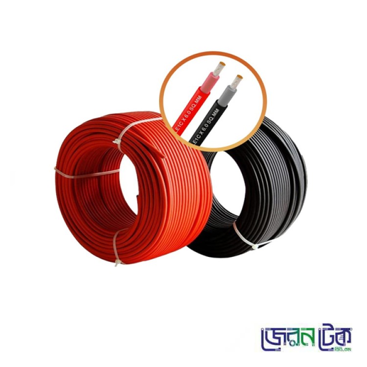 Solar Cable 6mm × 1 Core 100 Meter
