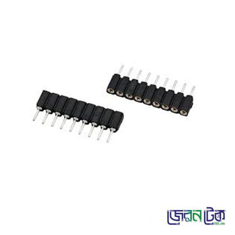 1x9p Round Female Header