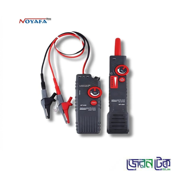 Utility Cable Locator NOYAFA NF-820 High & Low Voltage Wire/Cable Tracker and Fault Detector for  Cable/ Pipe/Wire