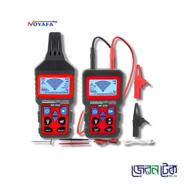 NOYAFA NF-820 High & Low Voltage Wire Tracker For Cable/ Pipe/Wire