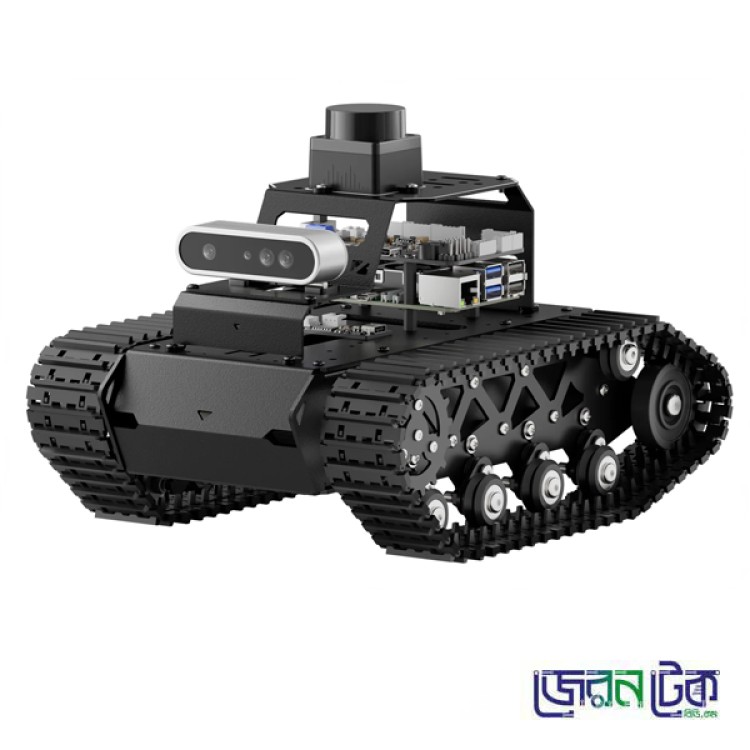 Hiwonder MentorPi T1 Raspberry Pi Robot Car – Tank Chassis, ROS2 AI Coding Robot with Large AI model ChatGPT, SLAM and Autonomous Driving