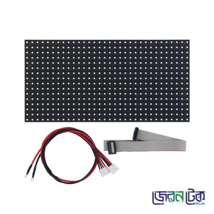 P10 Red Color SMD LED Display Module - High Brightness (5V DC) - 32x16 Pixel (320x160mm) Panel
