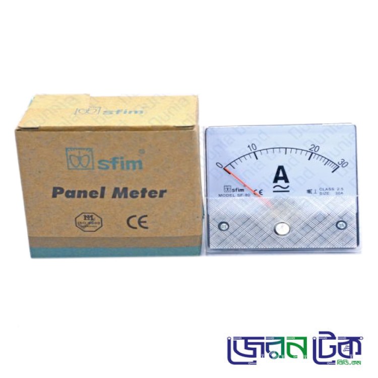 Ammeter AC/DC Analog Panel Meter_SFIM_SF-80