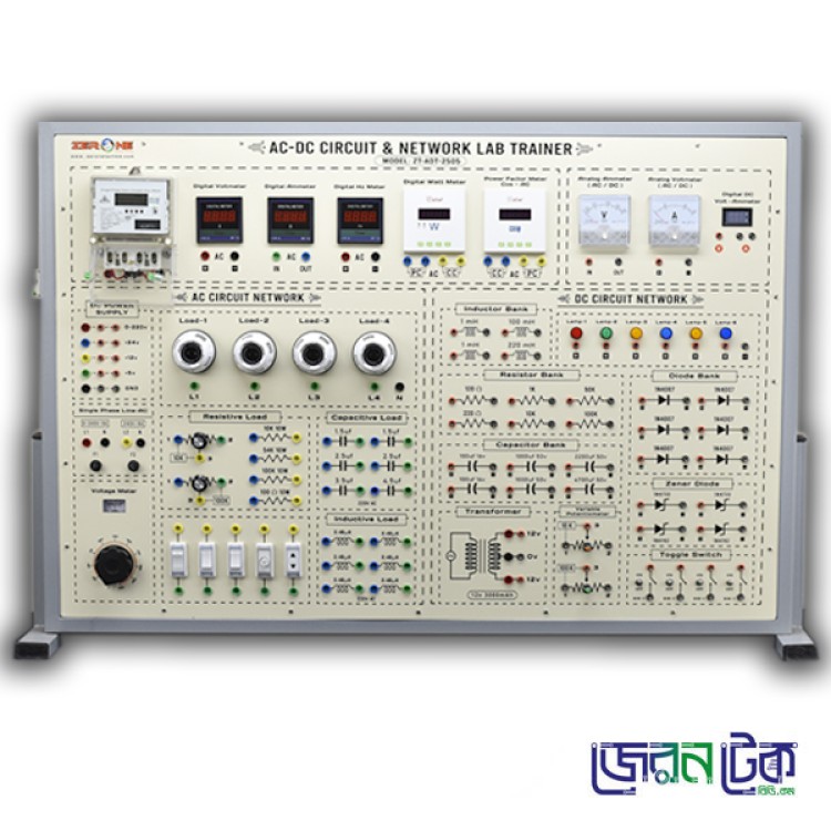 AC-DC Circuit and Network Trainer Panel.
