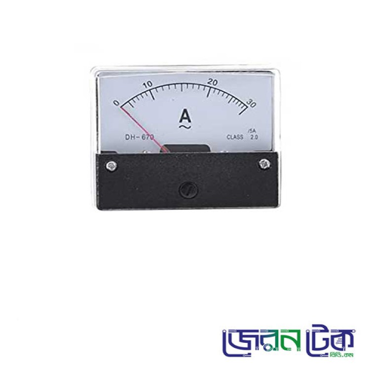 Analog Mini AC Ampere Meter 0-30A
